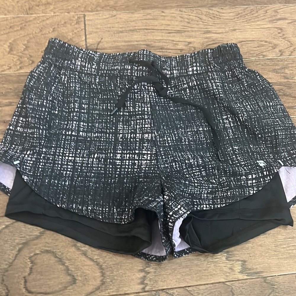 Running shorts with undershorts size medium